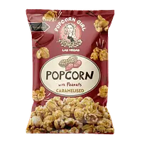 Popcorn karamellisiert mit Erdnuss-Geschmack