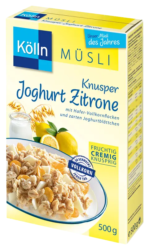 Kölln Müsli Knusper Joghurt Zitrone bei brandnooz bewerten